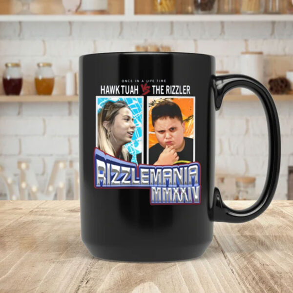 Once In A Lifetime Hawk Tuah Vs The Rizzler Mug