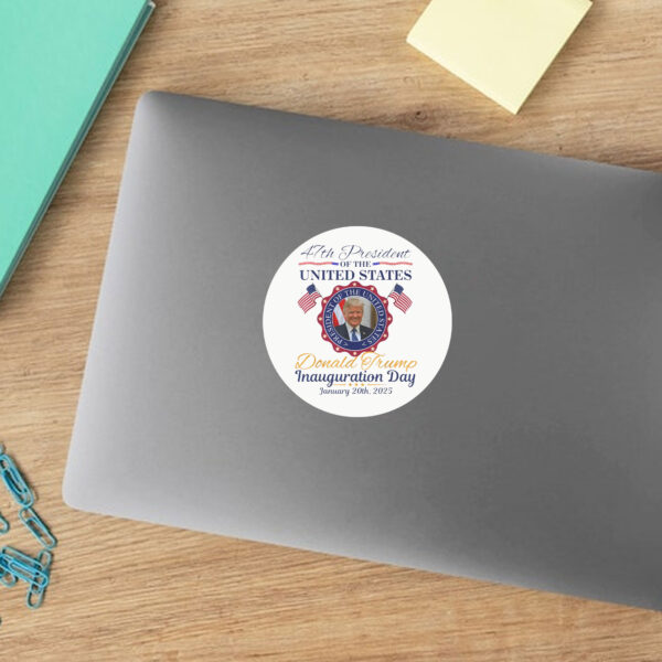 President Donald Trump Inauguration Day 2025 Sticker