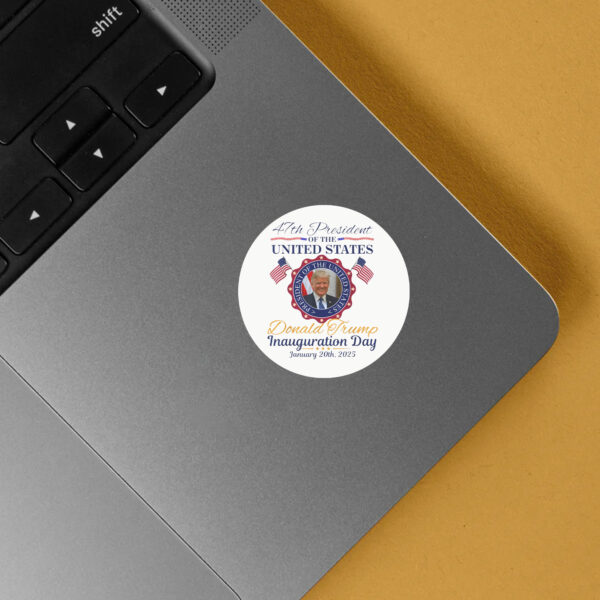 President Donald Trump Inauguration Day 2025 Sticker