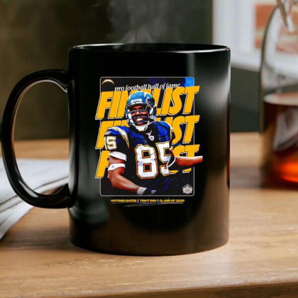 Pro football Hall of Fame Antonio Gates tight end class of 2025 Mug