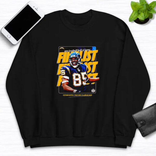 Pro football Hall of Fame Antonio Gates tight end class of 2025 T-shirt