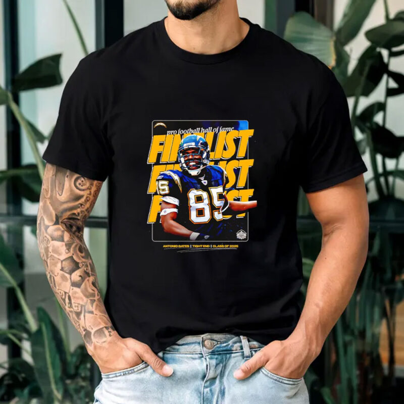 Pro football Hall of Fame Antonio Gates tight end class of 2025 T-shirt