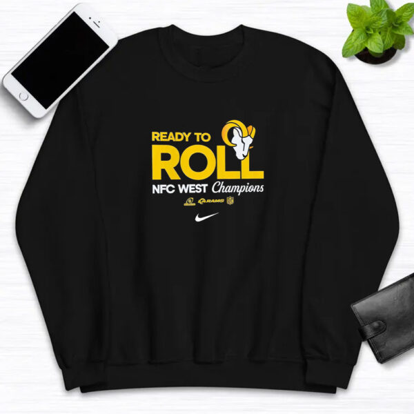 Ready to roll Los Angeles Rams 2024 NFC West Division Champions T-shirt