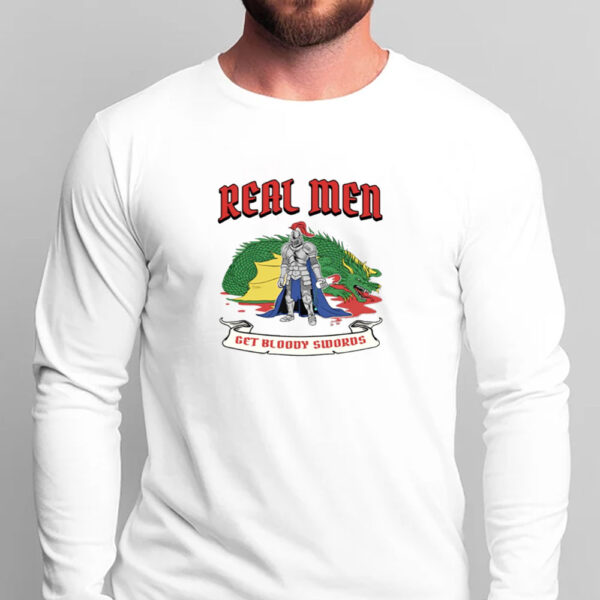 Real Men Get Bloody Swords T-Shirt