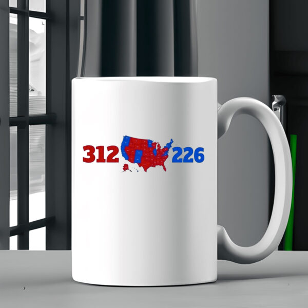 Red Wave Election Map 312-226 Mug