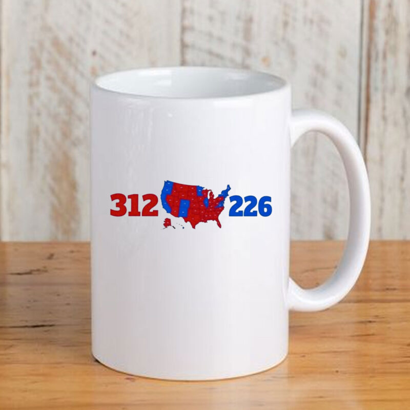 Red Wave Election Map 312-226 Mug