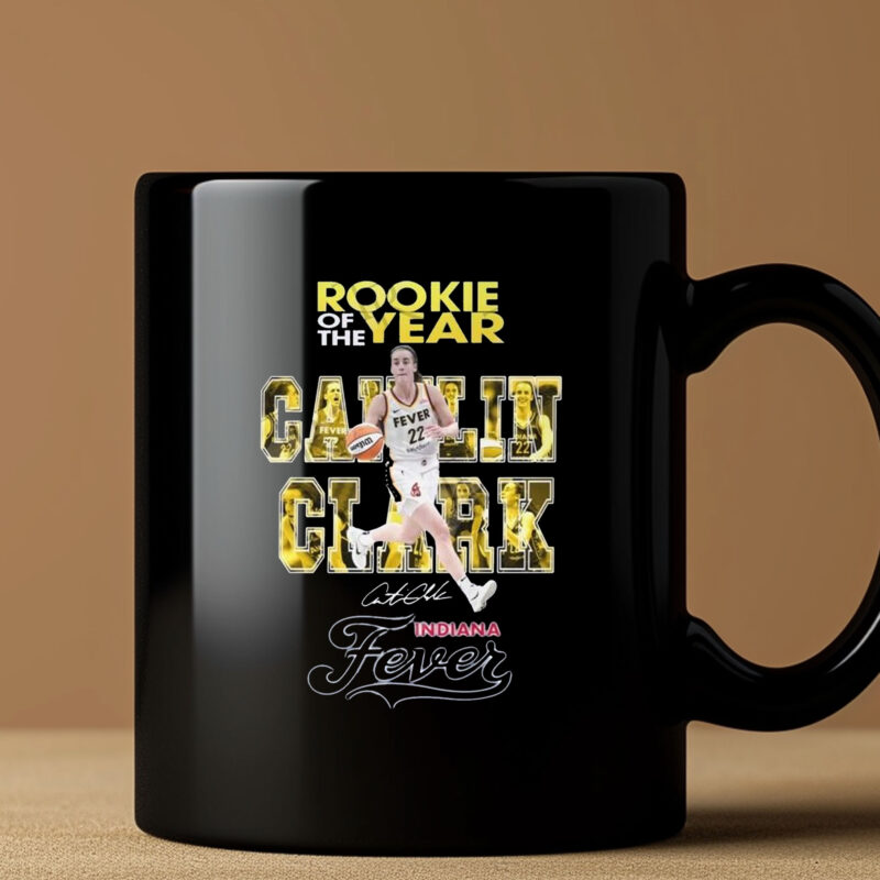 Rookie Of The Year Caitlin Clark Indiana Fever Signature Mug3