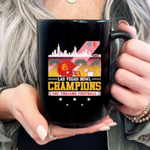 Skyline 2024 Las Vegas Bowl Champions USC Trojans football Mug