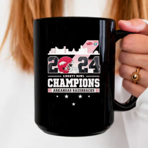 Skyline 2024 Liberty Bowl Champions Arkansas Razorbacks Mug