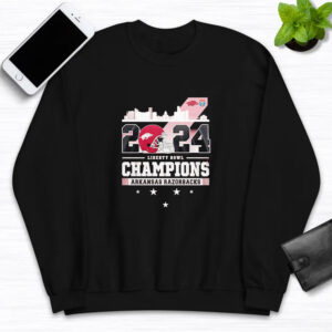 Skyline 2024 Liberty Bowl Champions Arkansas Razorbacks T-shirt