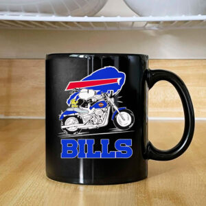 Snoopy riding motorcycle Buffalo Bills Mug 2024