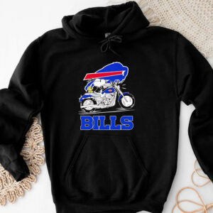 Snoopy riding motorcycle Buffalo Bills T-shirt 20243