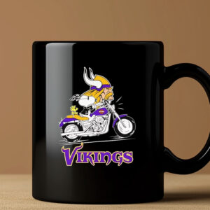 Snoopy riding motorcycle Minnesota Vikings Mug 20243