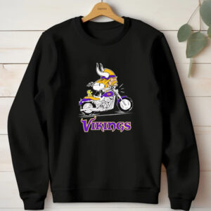 Snoopy riding motorcycle Minnesota Vikings T-shirt 20241