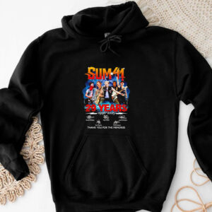 Sum 41 29 years 1996 2025 thank you for the memories T-shirt 20243