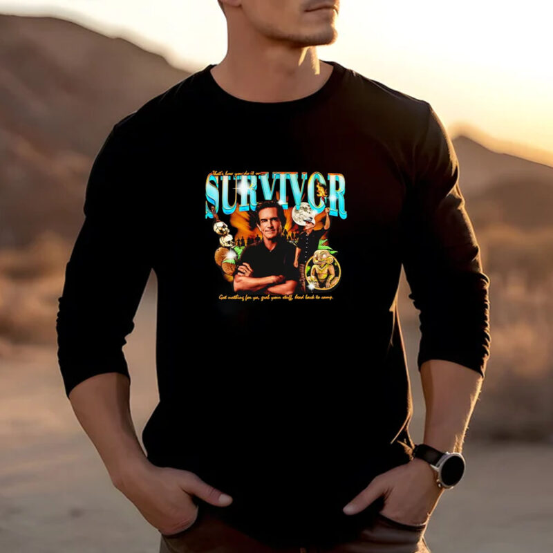 Survivor Jeff Heartthrob graphic T-shirt 20242