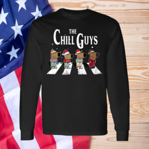 The Chill Guys ,Chill Guy Christmas Abby Road T-Shirt1