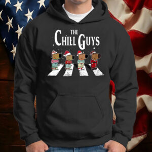 The Chill Guys ,Chill Guy Christmas Abby Road T-Shirt6