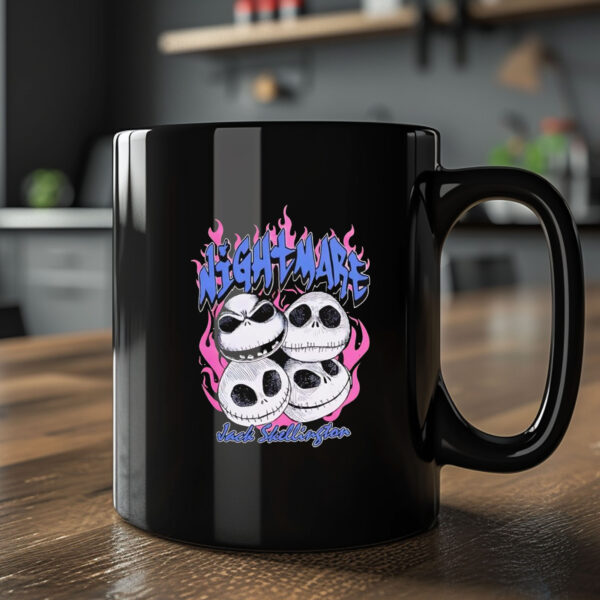 The Nightmare Before Christmas Jack heads flame Mug 20242