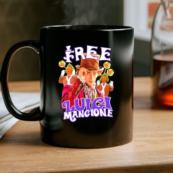 Timothée Chalamet Free Luigi Mangione Mug