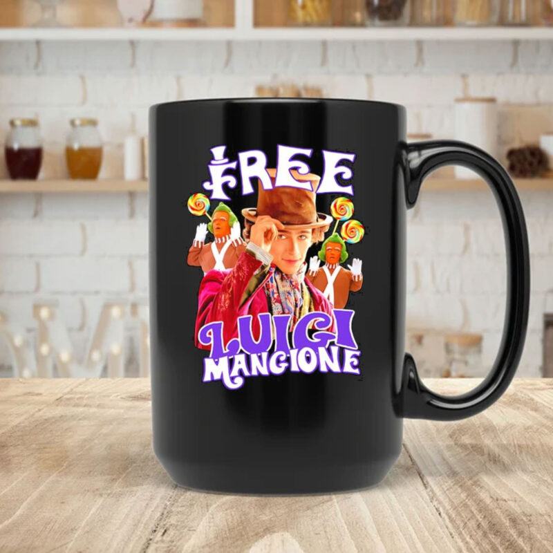 Timothée Chalamet Free Luigi Mangione Mug