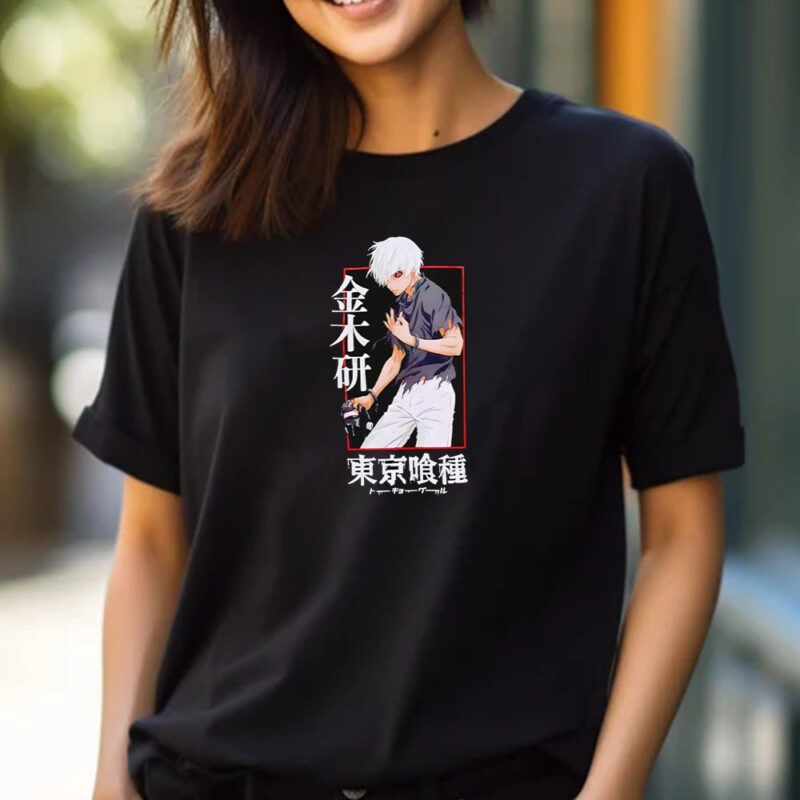 Tokyo Ghoul Ken Kaneki Kanji name T-shirt 2024