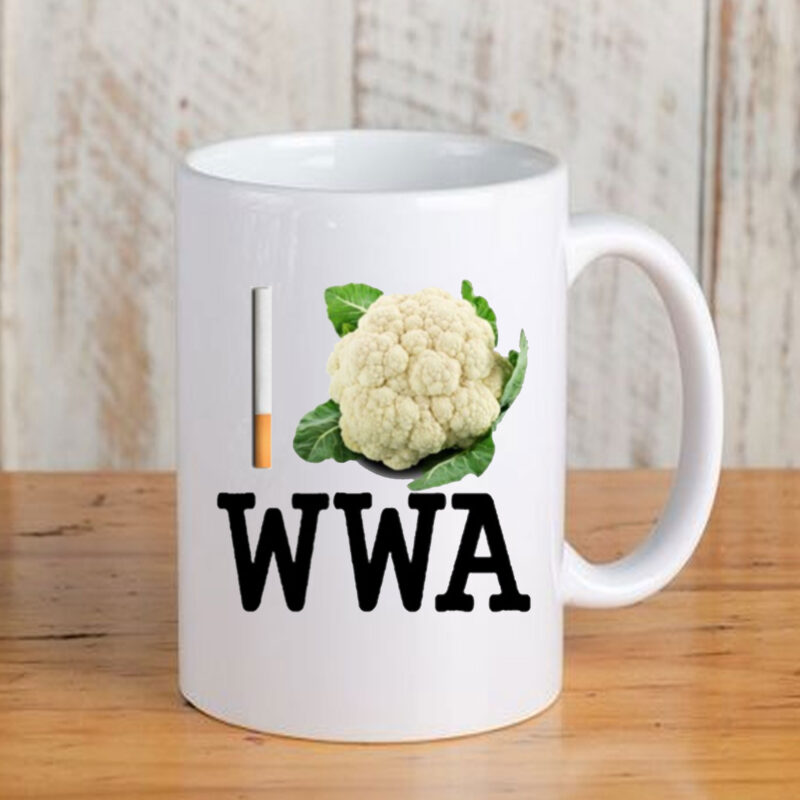 Trójkąt Warszawski Biały Mug