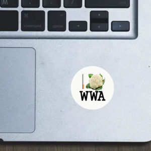 Trójkąt Warszawski Biały Sticker