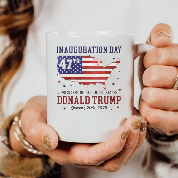 Trump Inauguration Day 2025 47th US President Mug