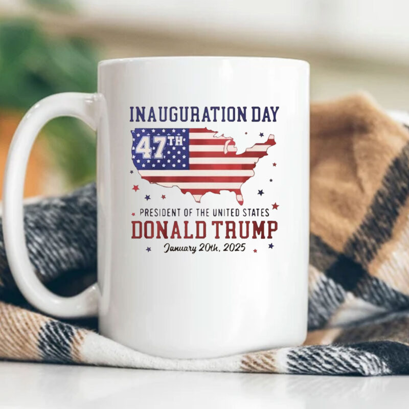 Trump Inauguration Day 2025 47th US President Mug