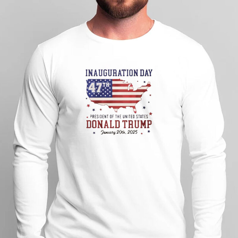 Trump Inauguration Day 2025 47th US President T-shirt