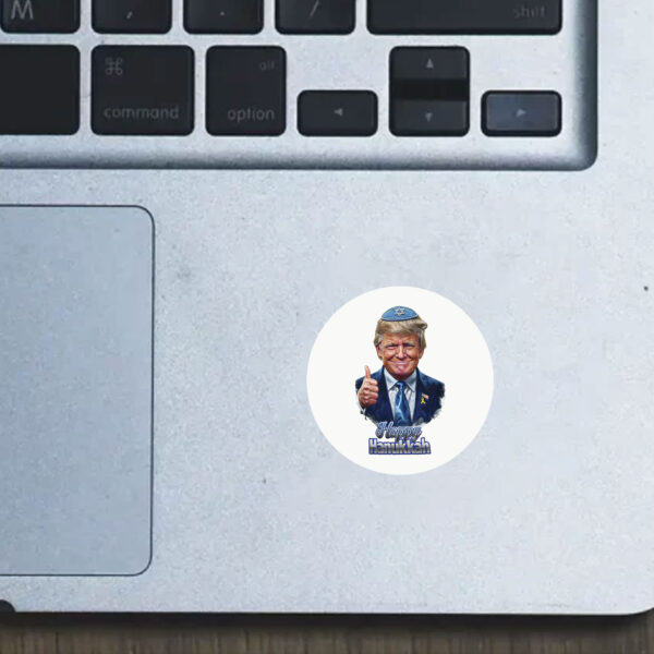 Ugly Hanukkah Sticker - Funny Donald Trump