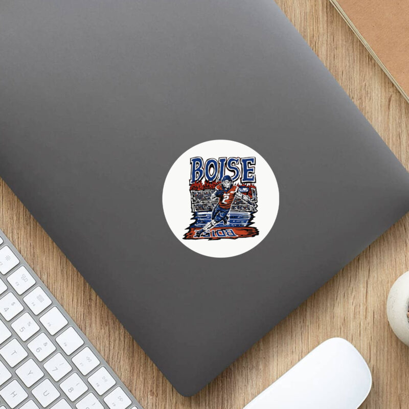 Welcome to Boise State Broncos Football skeleton player Sticker