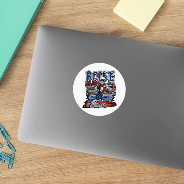 Welcome to Boise State Broncos Football skeleton player Sticker