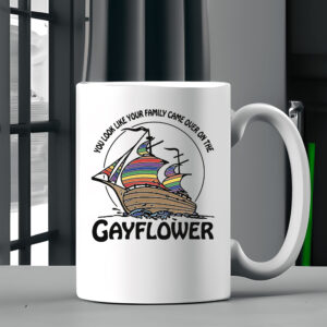 You Look Like Your Family Came Over On The Gayflower Mug