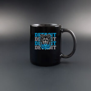 All Grit - Detroit Cool Retro Lion Lovers Detroit Mug