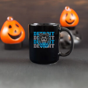 All Grit - Detroit Cool Retro Lion Lovers Detroit Mug