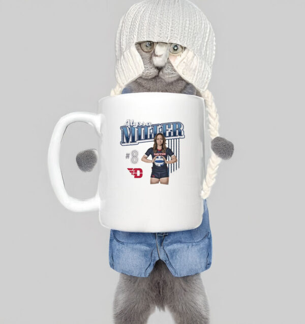 Alyssa Miller Dayton volleyball cartoon Mug