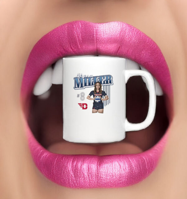 Alyssa Miller Dayton volleyball cartoon Mug