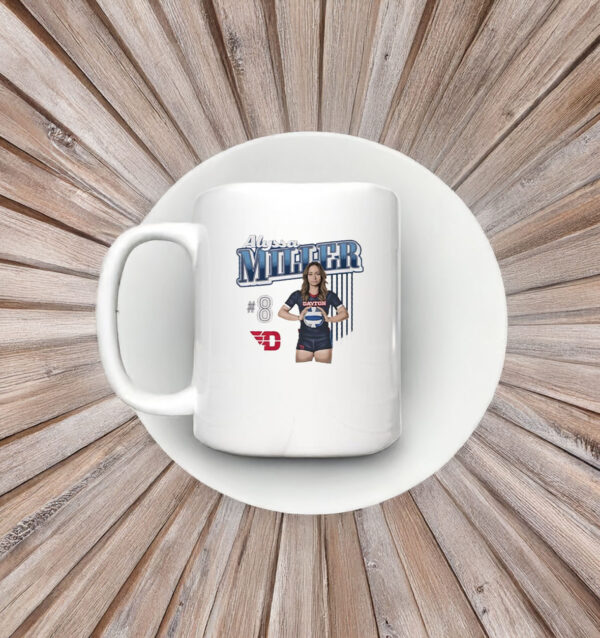 Alyssa Miller Dayton volleyball cartoon Mug