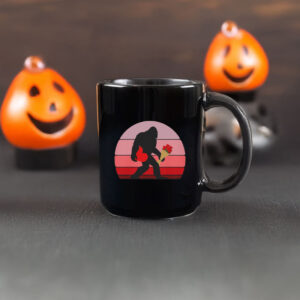 Bigfoot Retro Valentine Mug