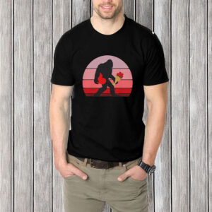 Bigfoot Retro Valentine T-Shirt