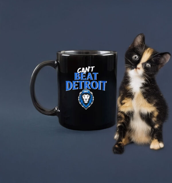 Can't Beat Detroit Grit Detroit Football 2025 Mug