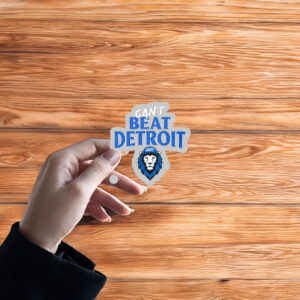 Can't Beat Detroit Grit Detroit Football 2025 Sticker