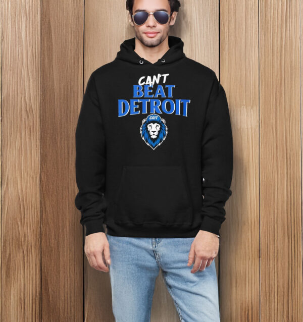 Can't Beat Detroit Grit Detroit Football 2025 T-shirt