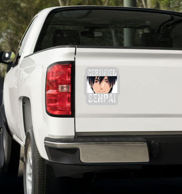 Certified Senpai Japanese Anime Lovers Sticker