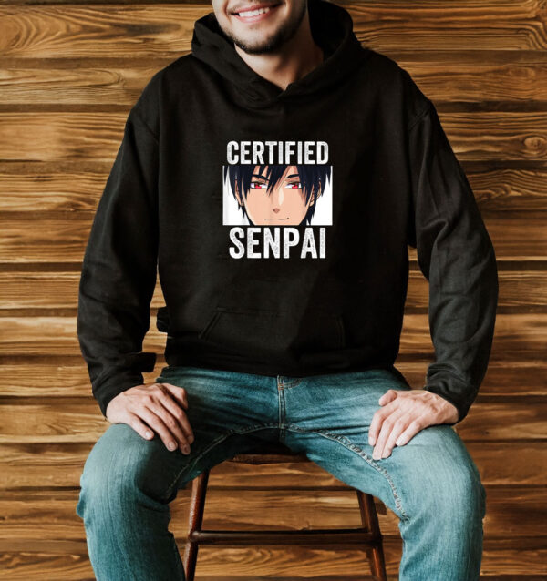 Certified Senpai Japanese Anime Lovers T-Shirt