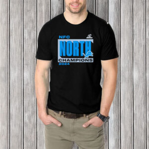 Detroit Lions Fanatics 2024 NFC North Division Champions Conquer T-shirt