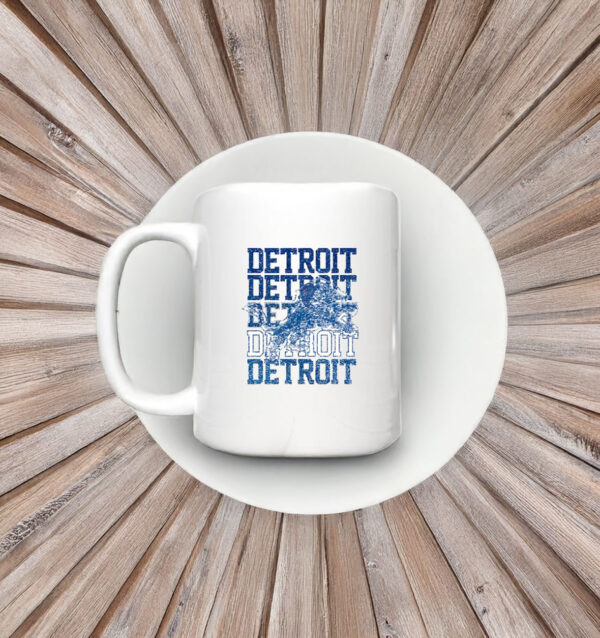 Detroit Lions Faux Glitter Football glitter Mug