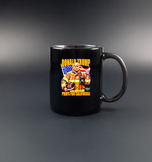 Donald Trump Firefighter Prayer For California Mug